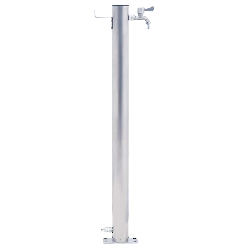 Vidaxx colonne d'eau ronde 40 cm en acier inoxydable