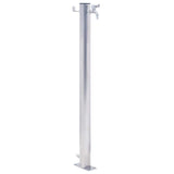 Vidaxx colonne d'eau 100 cm ronde en acier inoxydable