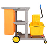 Vidaxl Cleaning Trolley con mimmer polipropene