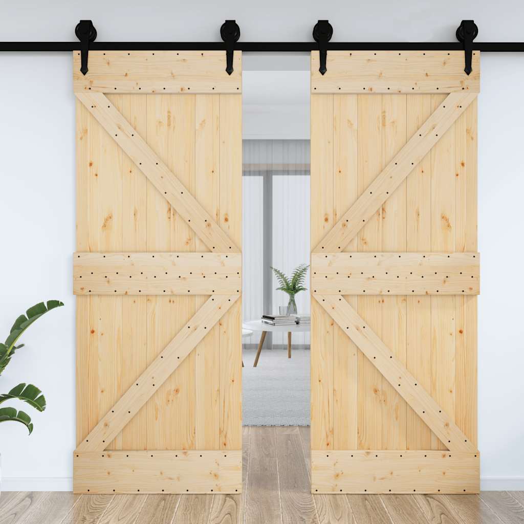 Vidaxx porte narvik 70x210 cm bois de pin massif