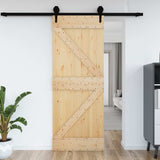 Vidaxx porte narvik 85x210 cm bois de pin massif