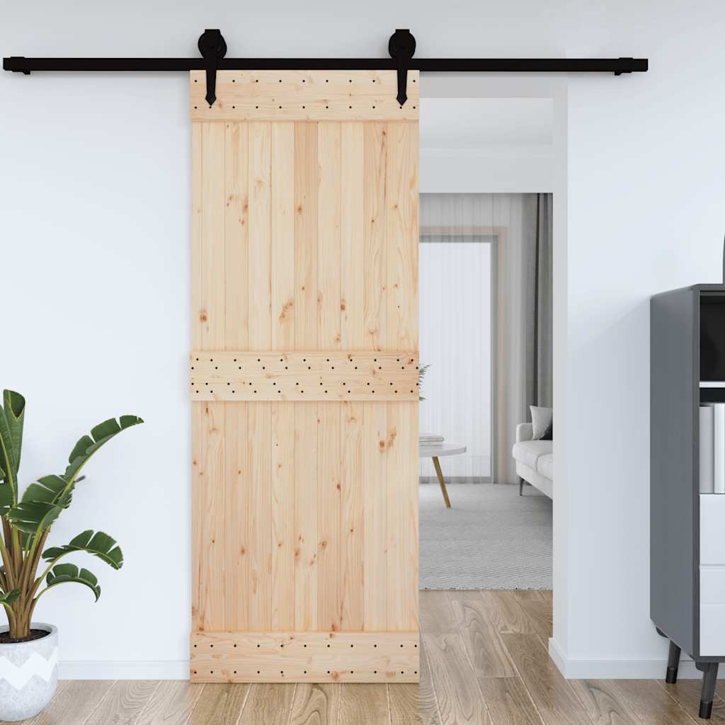 Vidaxx porte narvik 85x210 cm bois de pin massif