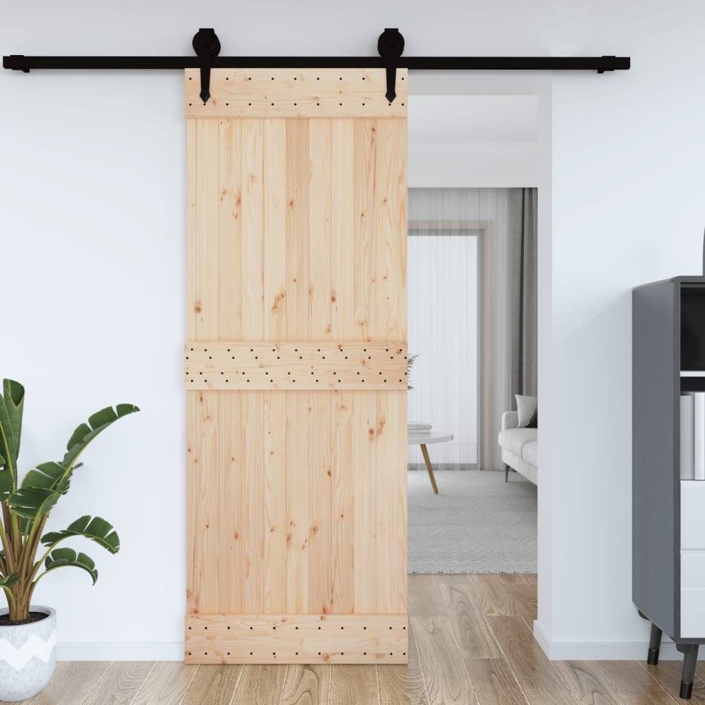 Vidaxl Door Narvik 85x210 cm Solid pine