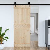 Vidaxx porte narvik 90x210 cm bois de pin massif