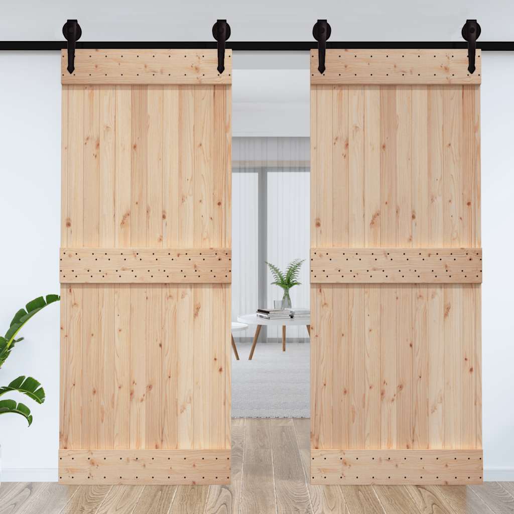 Vidaxx porte narvik 95x210 cm bois de pin massif