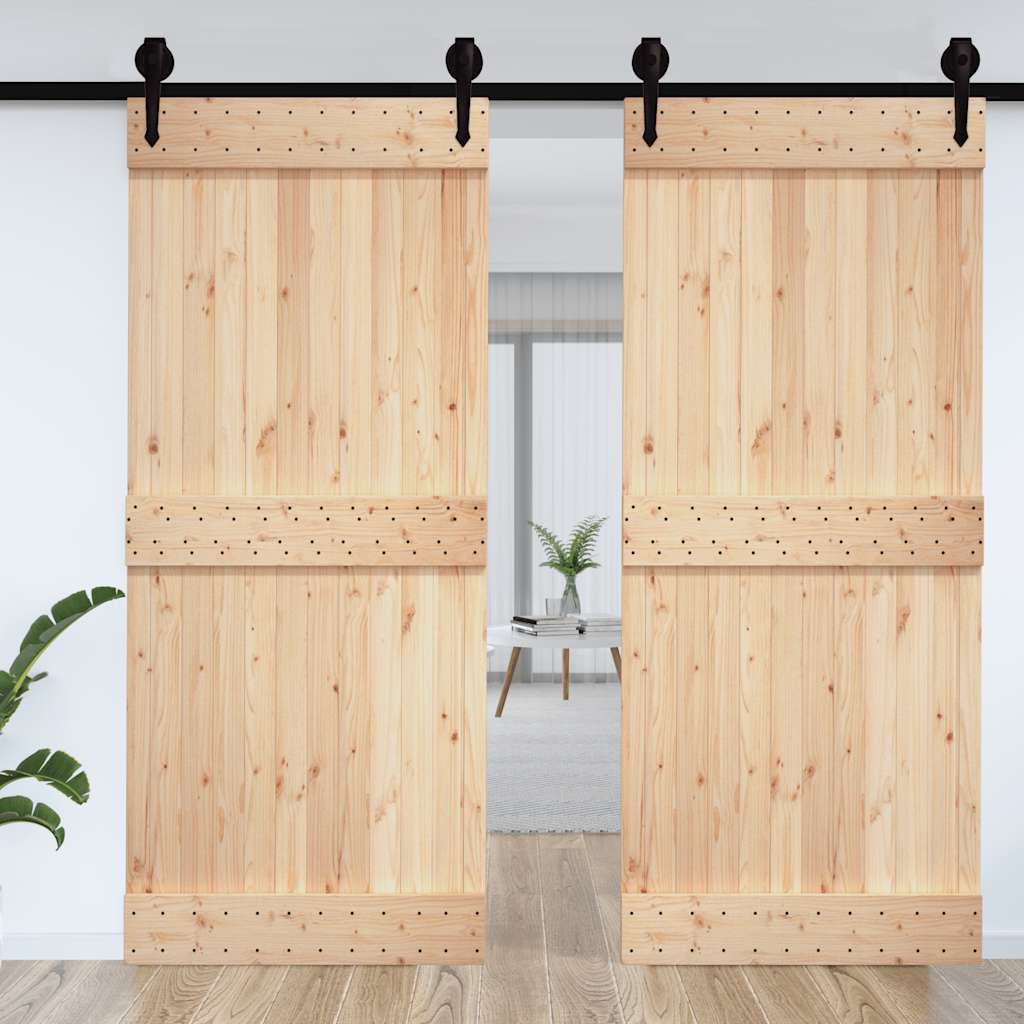 Vidaxx porte narvik 100x210 cm bois de pin massif