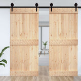 Vidaxx porte narvik 100x210 cm bois de pin massif