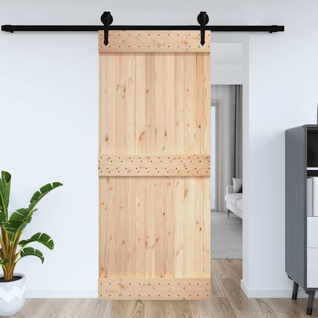 Vidaxx porte narvik 100x210 cm bois de pin massif