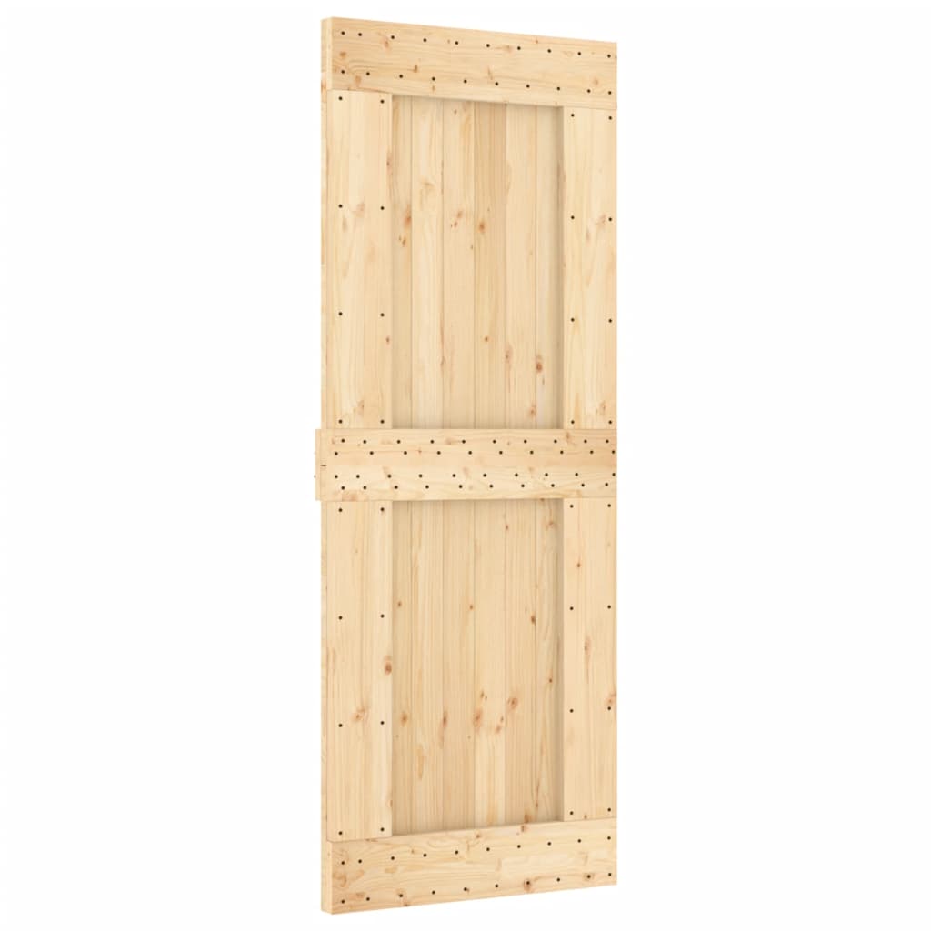 Vidaxl Door Narvik 80x210 cm Solid fyrretræ