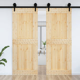 Vidaxl Door Narvik 85x210 cm Solid Pine