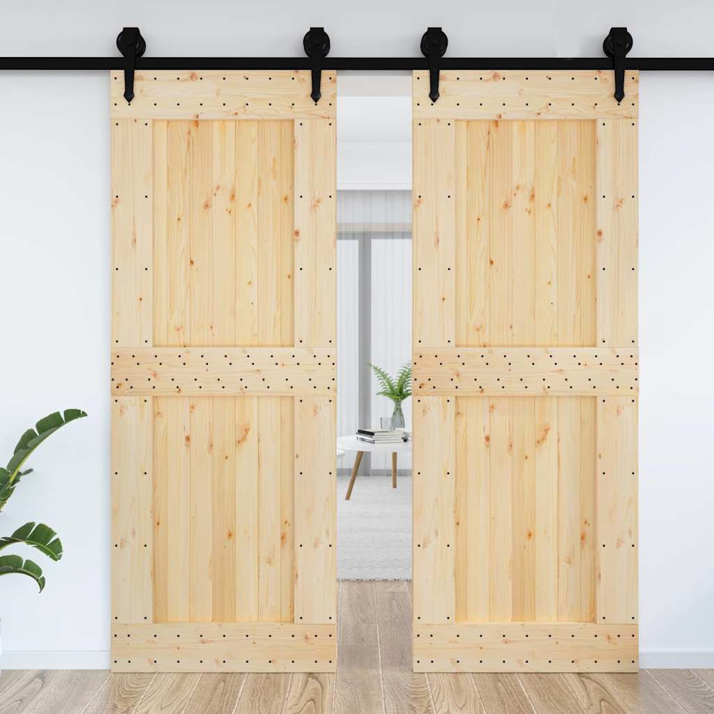 Vidaxx porte narvik 85x210 cm bois de pin massif