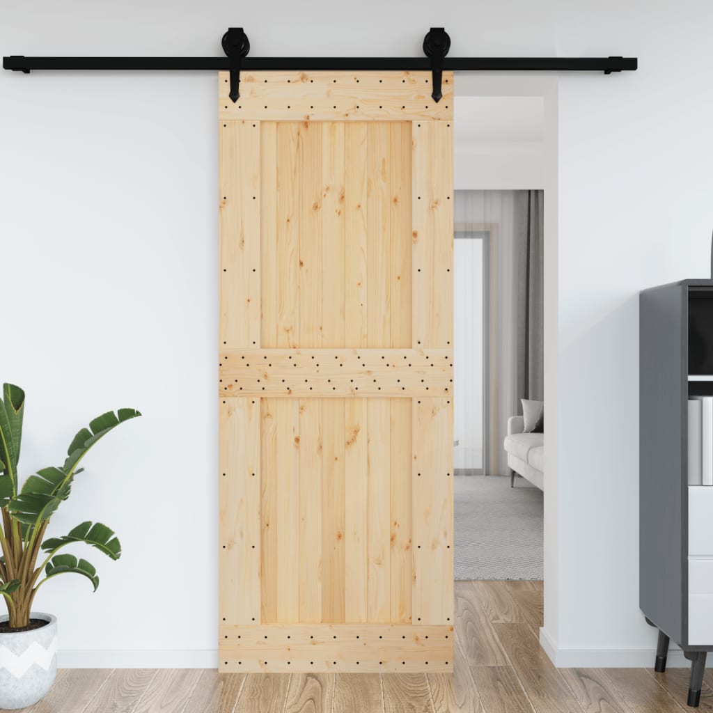 Vidaxl Door Narvik 90x210 cm Solid pine