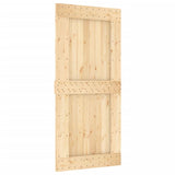 Vidaxl Door Narvik 95x210 cm Solid Pine