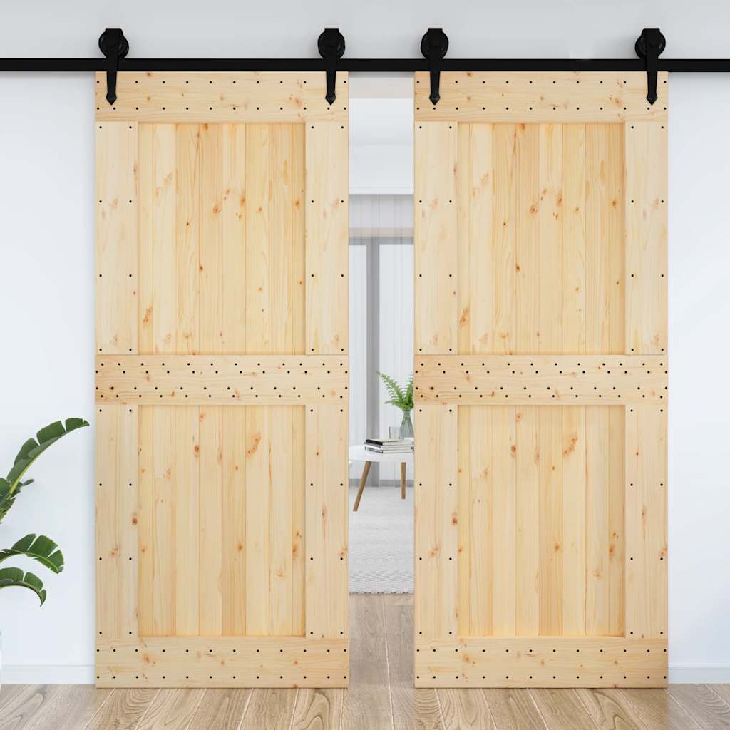 Vidaxx porte narvik 95x210 cm bois de pin massif