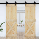 Vidaxx porte narvik 70x210 cm bois de pin massif