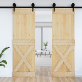 Vidaxl Door Narvik 70x210 cm Solid Pine