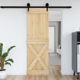 Vidaxl Door Narvik 70x210 cm Solid fyrretræ