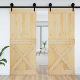 Vidaxx porte narvik 90x210 cm bois de pin massif