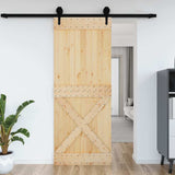 Vidaxx porte narvik 90x210 cm bois de pin massif