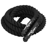 Vidaxl Battle Rope 6 m 4,5 kg polyester svart