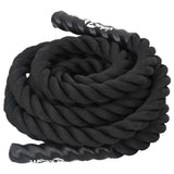 Vidaxl Battle Rope 6 m 4,5 kg polyester svart