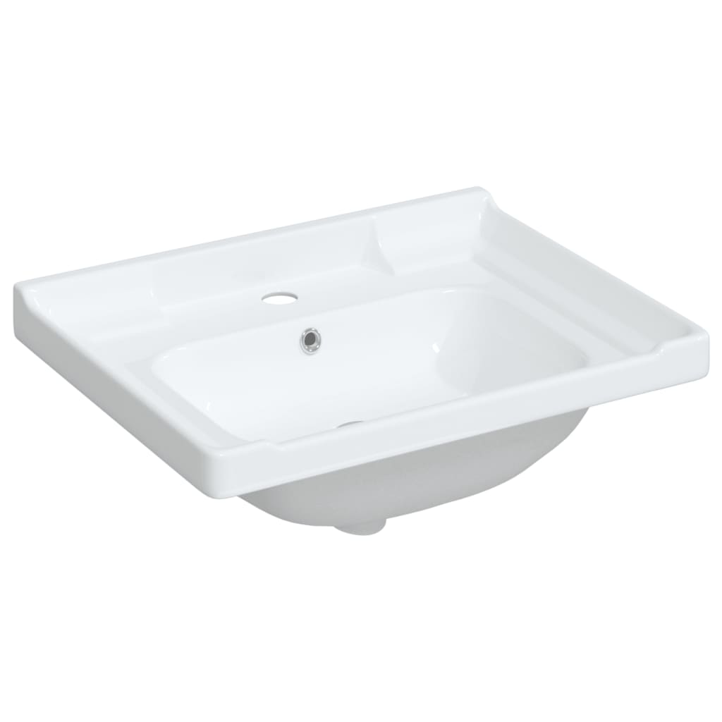 Vidaxx vasque rectangulaire 61x48x23 cm céramique blanc
