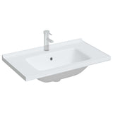 Vidaxx vasque rectangulaire 81x48x19,5 cm céramique blanc