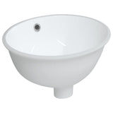 Vidaxx lavabo ovale 33x29x16,5 cm céramique blanc