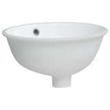 Vidaxx lavabo ovale 33x29x16,5 cm céramique blanc