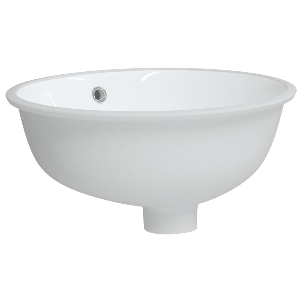 Vidaxx lavabo ovale 38,5x33,5x19 cm céramique blanc