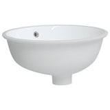 Vidaxx lavabo ovale 38,5x33,5x19 cm céramique blanc