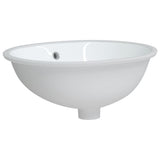 Vidaxx lavabo ovale 47x39x21 cm céramique blanc