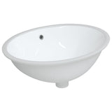 Vidaxx lavabo ovale 56x41x20 cm céramique blanc