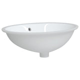 BIDAXL WASHBASIN Oval 56x41x20 cm keramisk vit