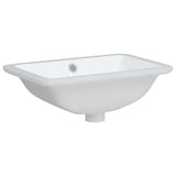 Vidaxx vasque rectangulaire 41,5x26x18,5 cm céramique blanc