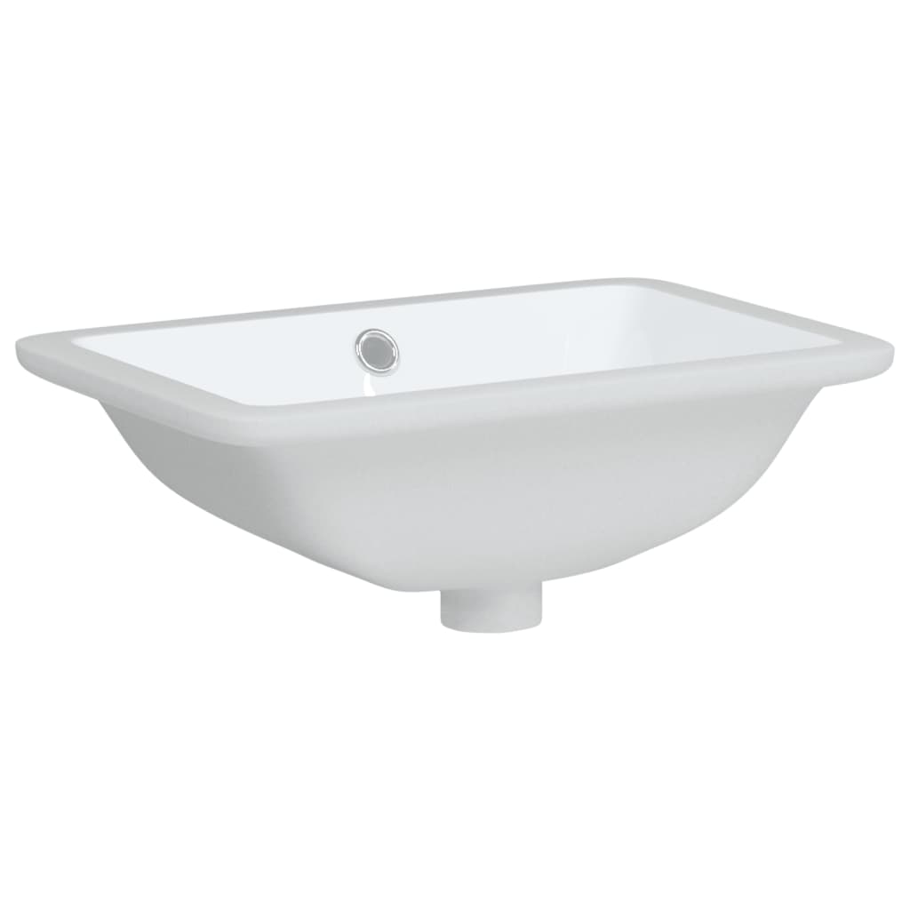 Vidaxl Washbasin Rectangular 41.5x26x18.5 cm bianco ceramico