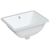 BIDAXL WASHBASIN RECTANGULAR 47,5X35X19,5 cm keramisk vit