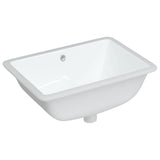 BIDAXL WASHBASIN RECTANGULAR 55,5x37,5x19 cm keramisk vit