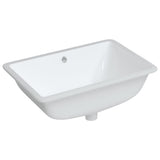 Vidaxx vasque rectangulaire 60x40x21 cm céramique blanc