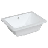 Vidaxx vasque rectangulaire 46,5x35x18 cm céramique blanc