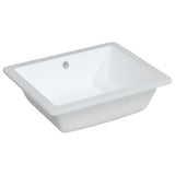 Vidaxx vasque rectangulaire 50x40,5x18,5 cm céramique blanc