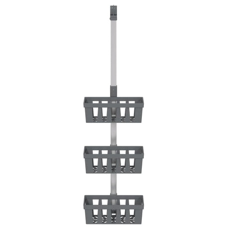 Vidaxx support de douche 30x15x (67-105) cm aluminium