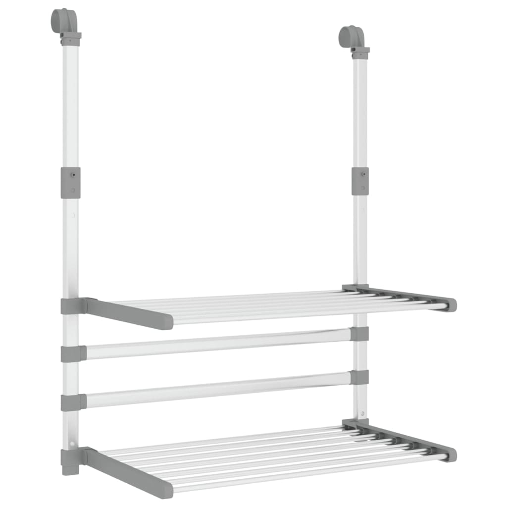 Vidaxx étendoir pour balcon 54x25x42 cm aluminium
