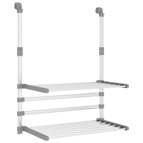 Vidaxx étendoir pour balcon 54x25x42 cm aluminium