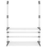 Rack di asciugatura vidaxl per balcone 54x25x42 cm in alluminio