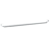 Vidaxx tringles à rideaux 2 pcs 40-60 cm aluminium blanc et argent