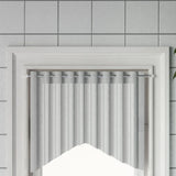 Vidaxx tringles à rideaux 2 pcs 40-60 cm aluminium blanc et argent