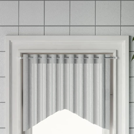 Vidaxx tringles à rideaux 2 pcs 40-60 cm aluminium blanc et argent