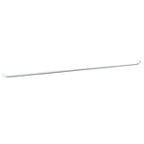 Vidaxx tringles à rideaux 2 pcs 90-130 cm aluminium blanc et argent