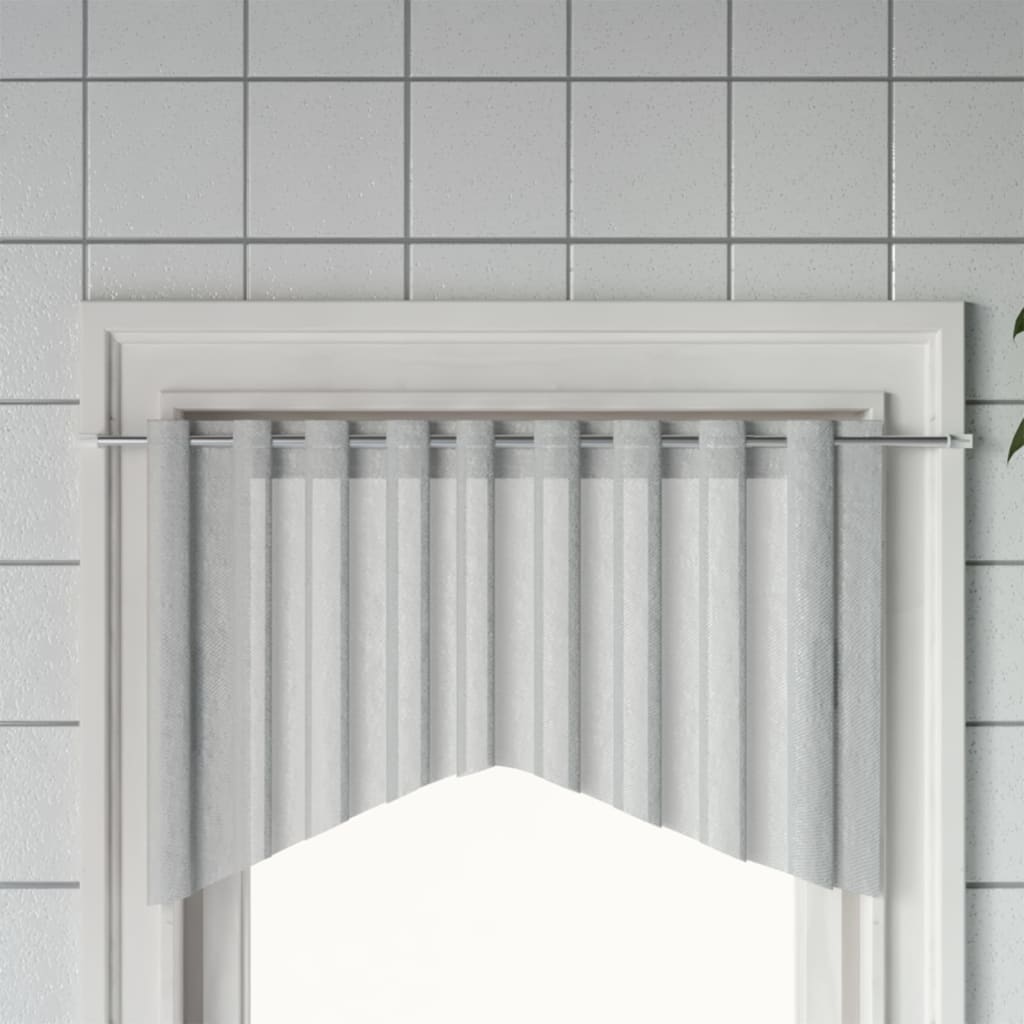 Vidaxx tringles à rideaux 2 pcs 90-130 cm aluminium blanc et argent